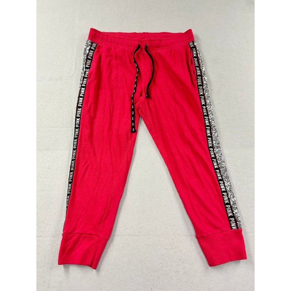 PINK Bling Athletic Sweat Pants Sequins XL